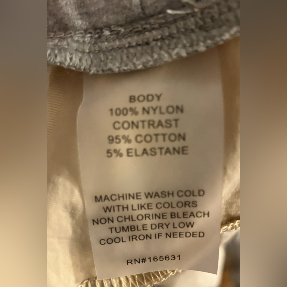NWT Johnny Was Calme Tan and Gray Athletic Pants - Picture 7 of 7